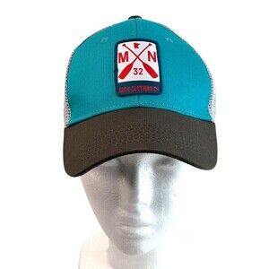NWOT SOTA Clothing Company Snapback Emblem Oars Brown Turquoise Mesh
